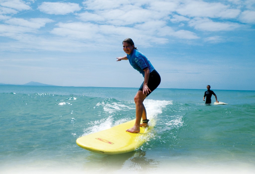 French summer courses for teenagers, 14-17 years in Biarritz, a beautiful seaside town on the Atlantic coast in southwest France. Group French classes combined with surf or multi-activity options, full board accommodation. A safe and fun environment for learning French.